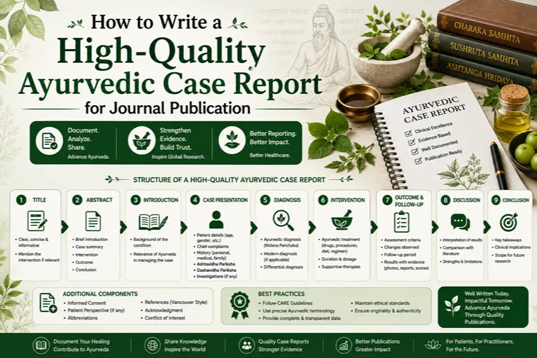 How to Write a High-Quality Ayurvedic Case Report for Journal Publication